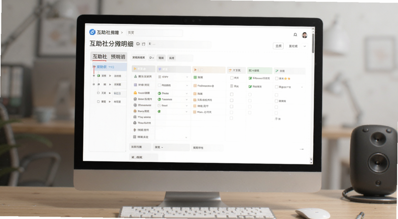 互助社分摊明细页面预览图