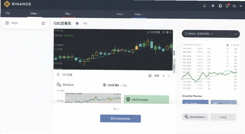 币安C2C交易买卖界面操作预览图