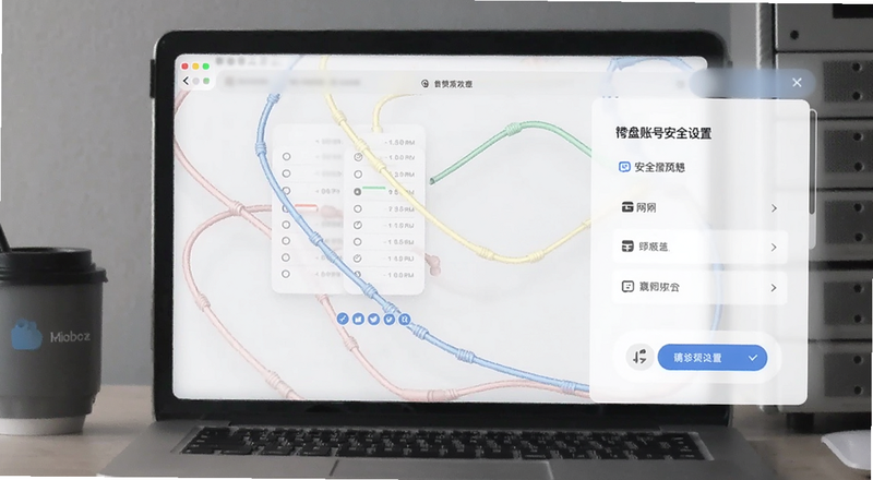 夸赞网盘账号安全设置界面预览图