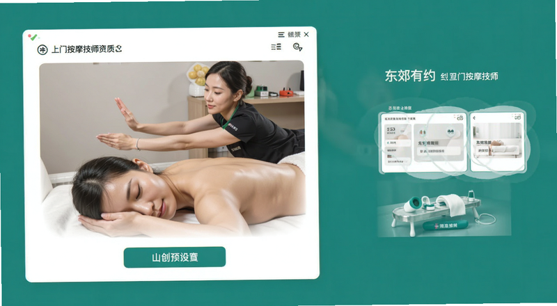 东郊有约上门按摩技师资质页面预览图