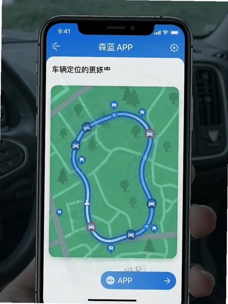 ɭ��APP������λ�켣����Ԥ��ͼ