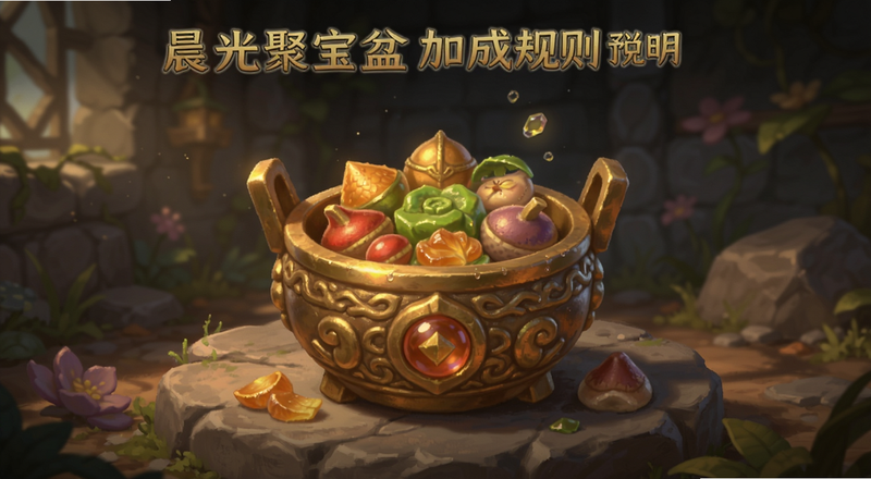 晨光聚宝盆加成规则说明预览图