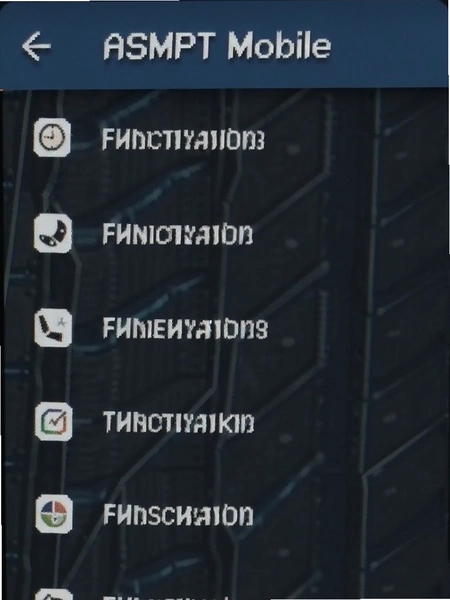ASMPT Mobile �����ܲ˵���ͼ