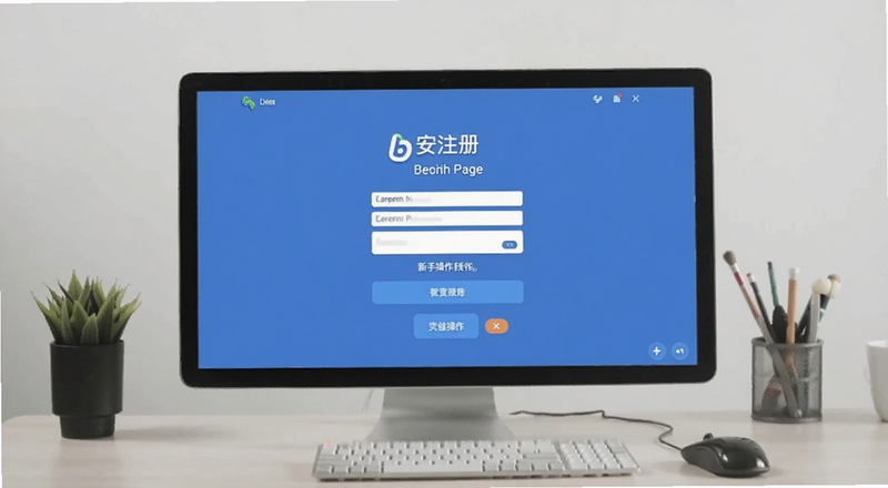 b安注册页面新手操作界面预览图