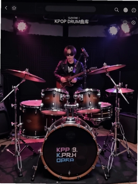 KPOP Drum曲库界面