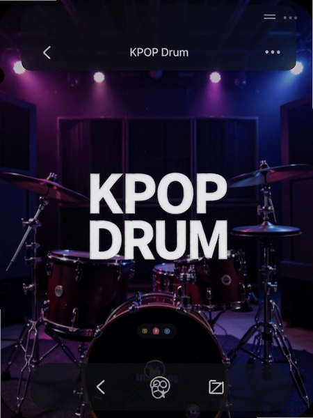 KPOP Drum歌单收藏界面