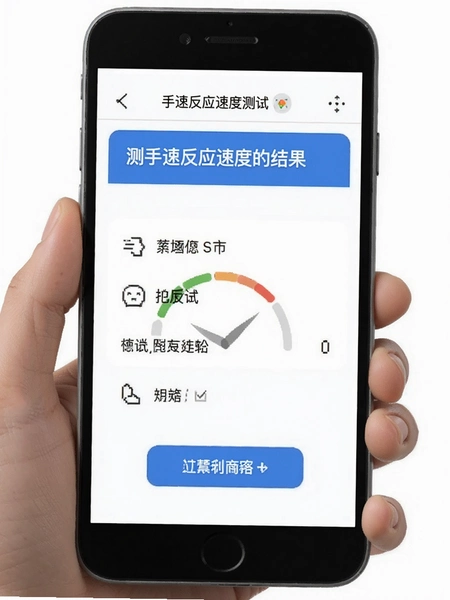 �����ٷ�Ӧ�ٶȲ��Խ��ҳ��չʾ