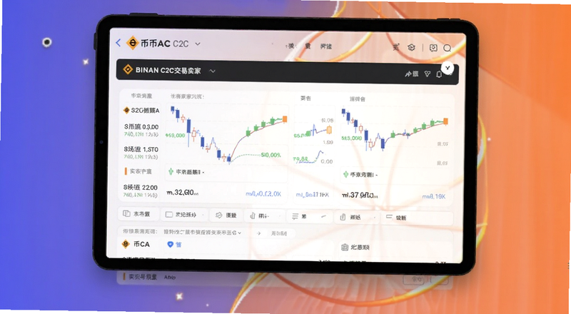 币安C2C交易卖家列表页面预览图