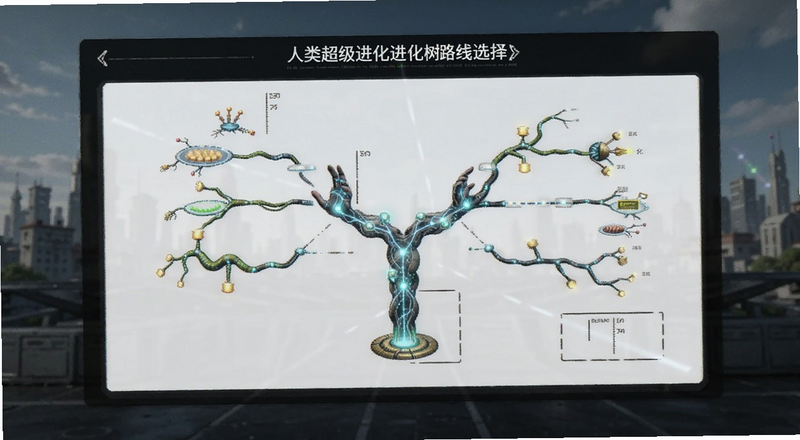 人类超级进化进化树路线选择界面预览图