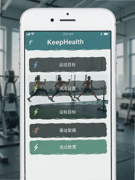 KeepHealth�˶�Ŀ�����ý���Ԥ��ͼ