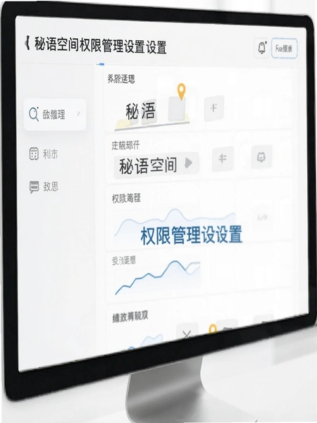 秘语空间 权限管理设置页面