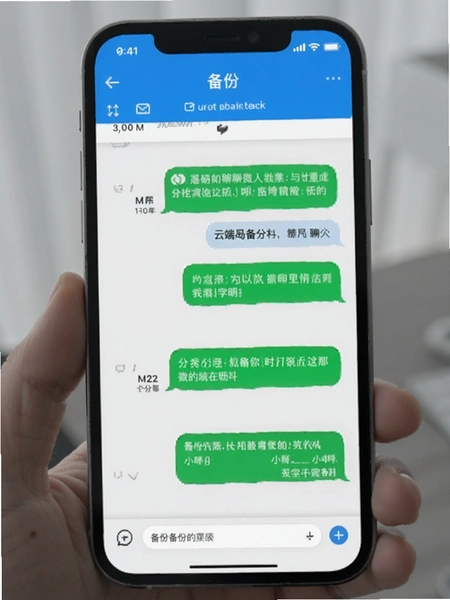 微聊天记录云端备份 聊天备份界面
