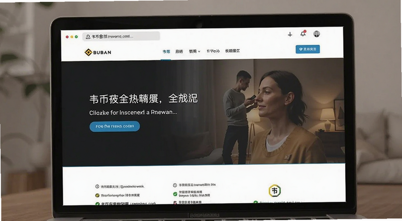 币安官网首页界面预览图