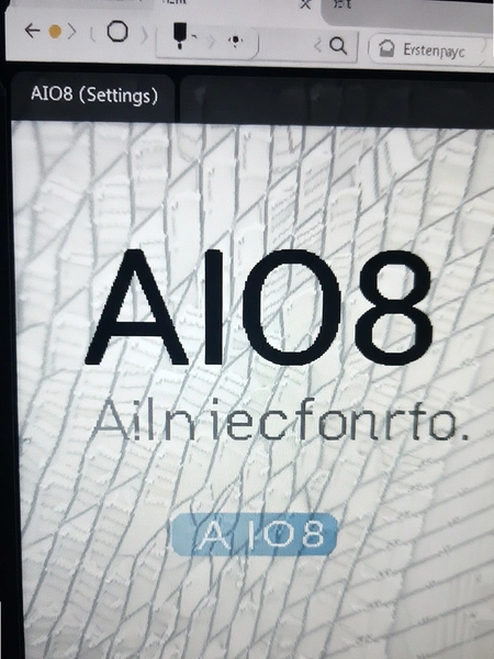 AIO8 ������ʾ���ý���