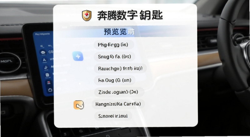奔腾数字钥匙支持手机型号列表预览图