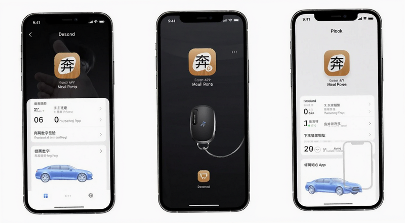 奔腾数字钥匙手机App绑定界面预览图