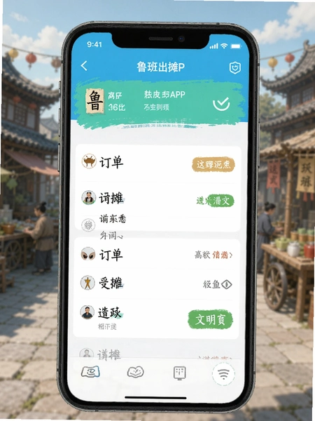 ³���̯APP�����б�����Ԥ��ͼ