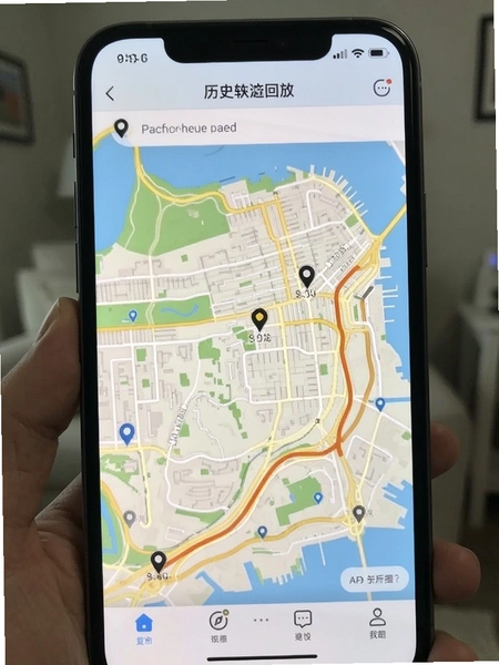 ���Ķ�APP��ʷ�켣�طŵ�ͼ����