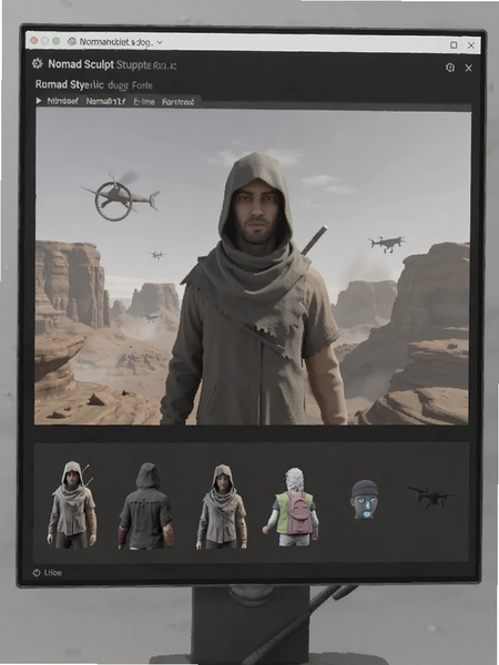 Nomad Sculpt��Ⱦģʽ�л�����