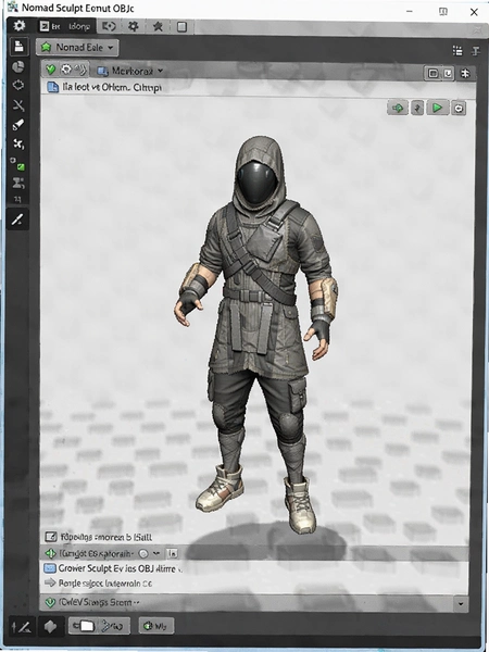 Nomad Sculpt����OBJ��ʽ����