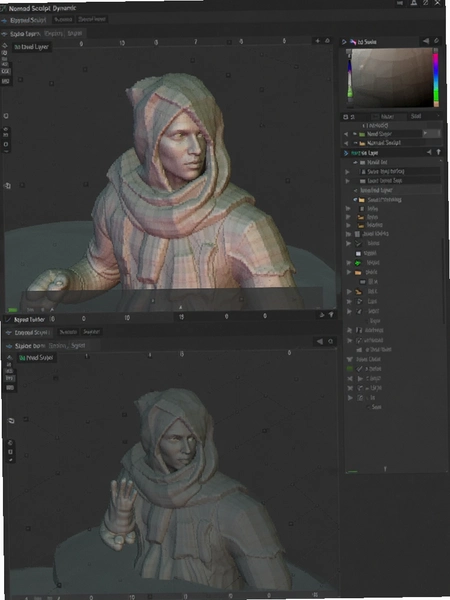 Nomad Sculpt��̬���˱���ͼ������