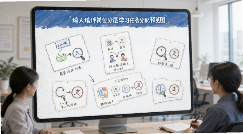 培人培伴岗位分层学习任务分配预览图