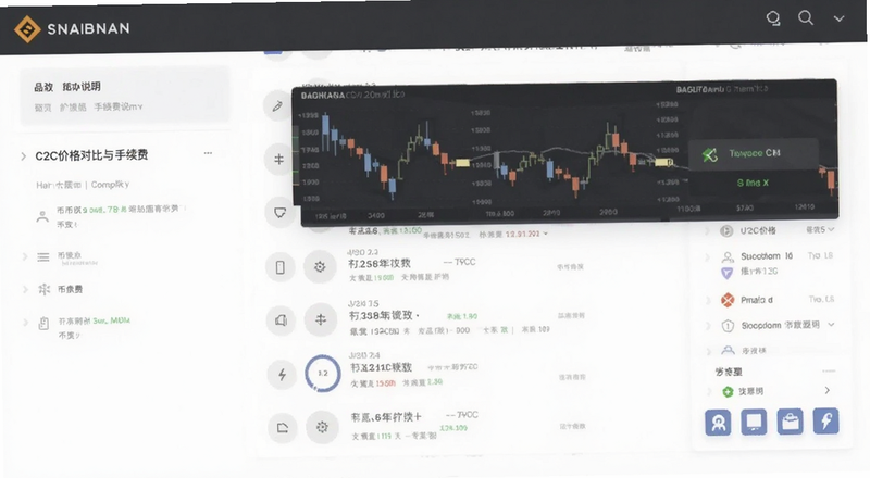 币安C2C价格对比与手续费说明界面预览图