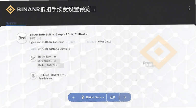 币安BNB抵扣手续费设置预览图