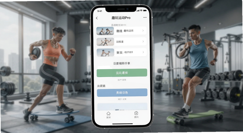 趣玩运动Pro训练时长选择页面预览图