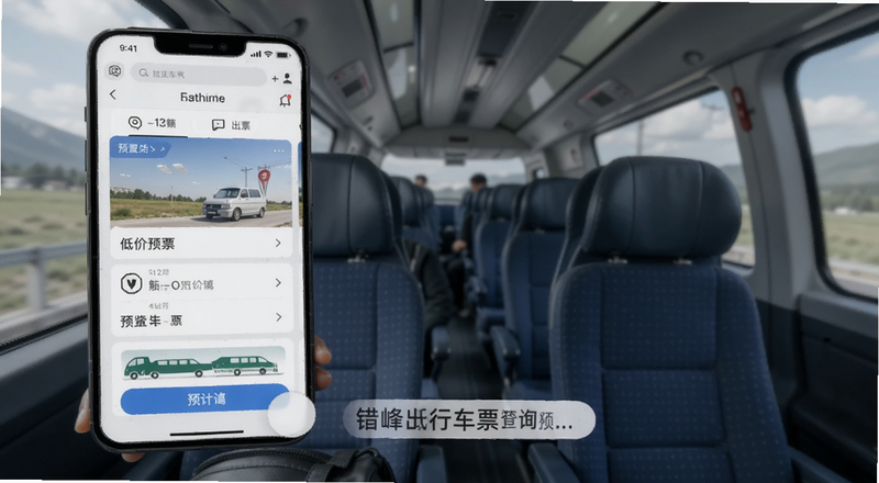 错峰出行低价车票查询预览图