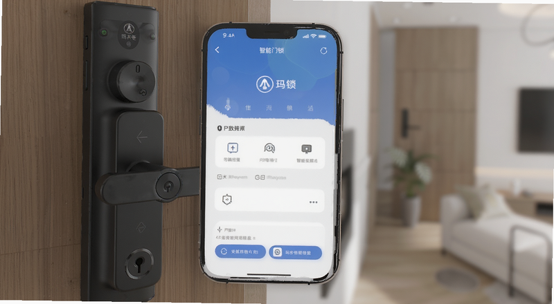 玛泰智能门锁App绑定界面预览图