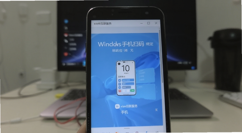小米互联服务windows手机扫码绑定界面预览图