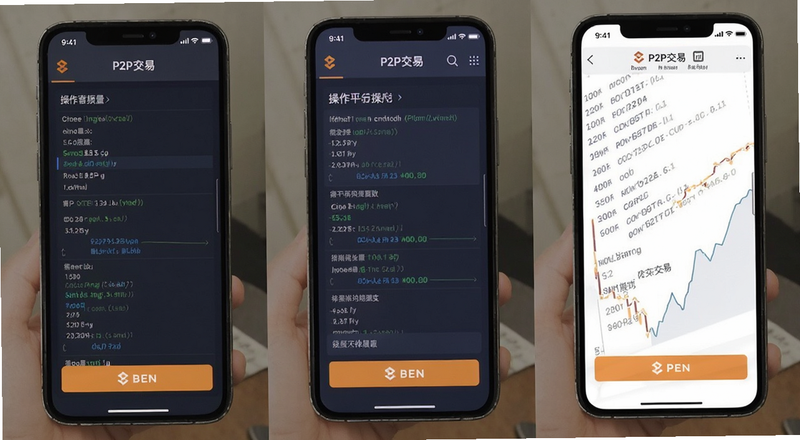 币安P2P交易界面手机端操作预览图