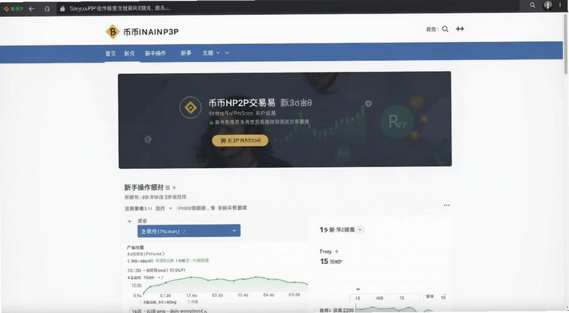 币安P2P交易页面新手操作界面预览图