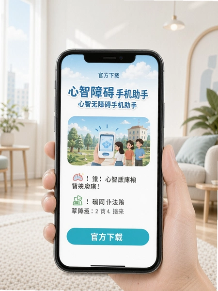 心智无障碍手机助手 官方下载页面 示意图