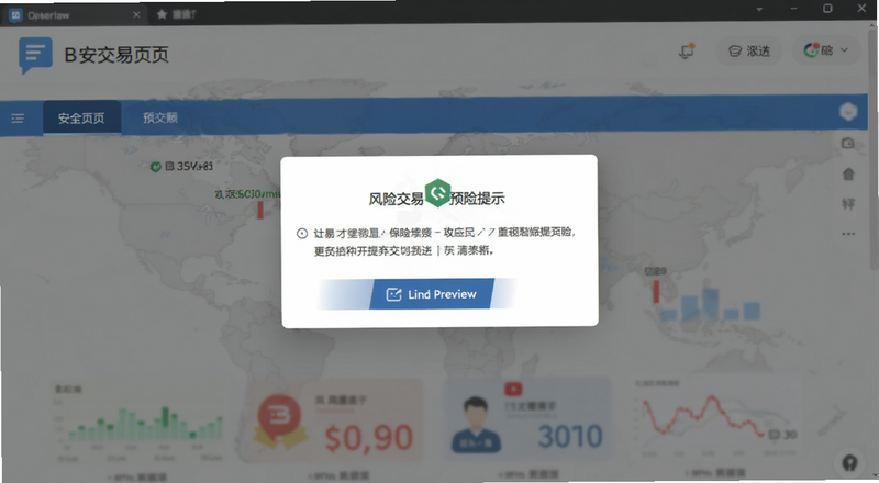 B安交易页面风险提示弹窗预览图