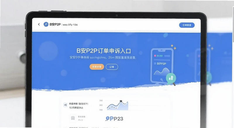 B安P2P订单申诉入口页面预览图