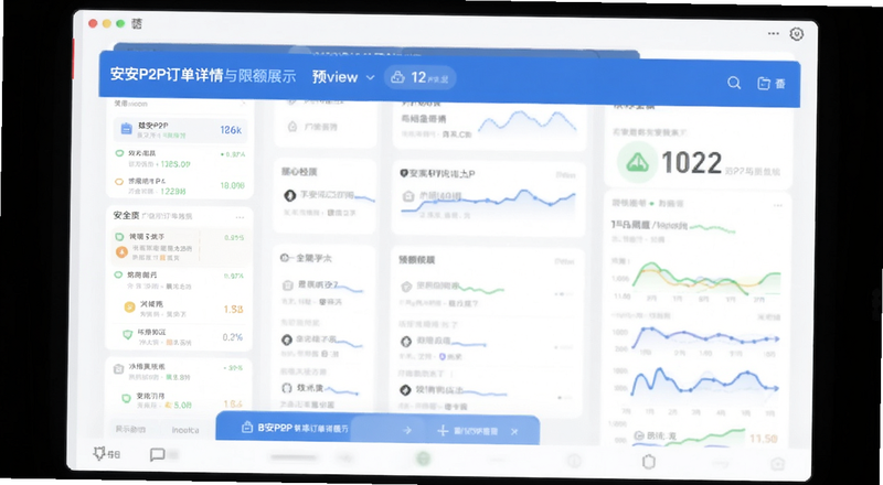 B安P2P订单详情与限额展示预览图