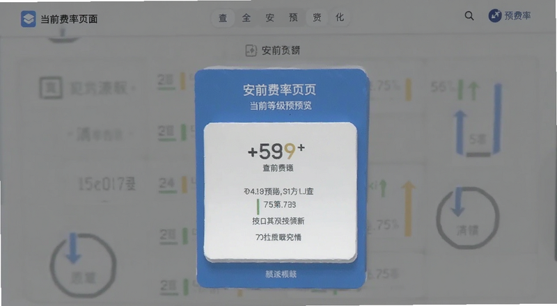 b安费率页面查看当前等级预览图