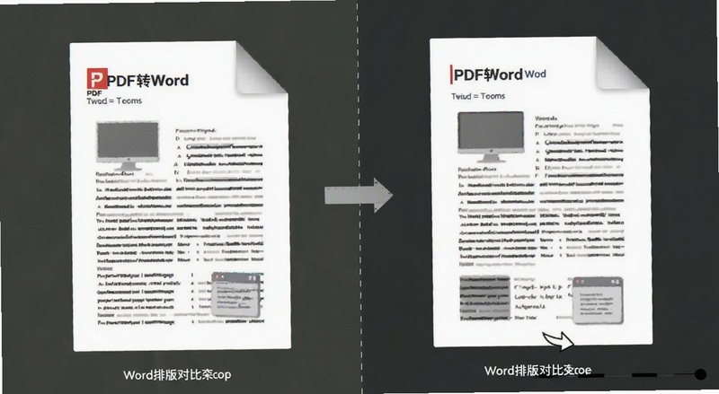 PDFתWord�Ű�Ա�Ч��ͼ