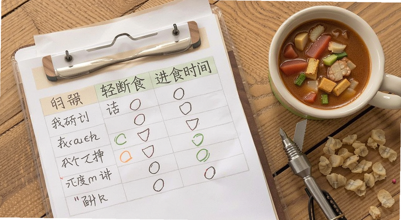 轻断食进食时间安排表