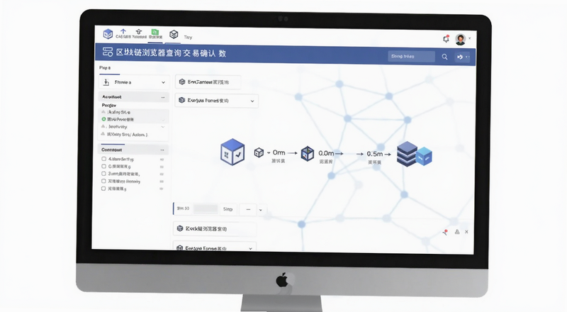 区块链浏览器查询交易确认数界面预览图