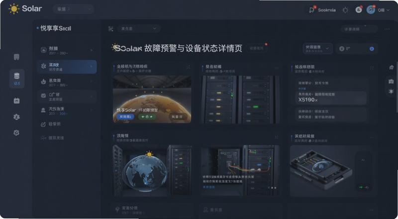����Solar����Ԥ�����豸״̬����ҳԤ��ͼ