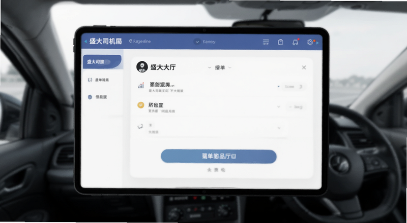 盛大司机端接单大厅界面预览图