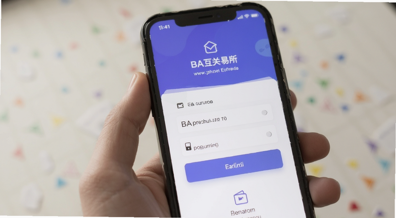 手机端BA交易所登录界面预览图