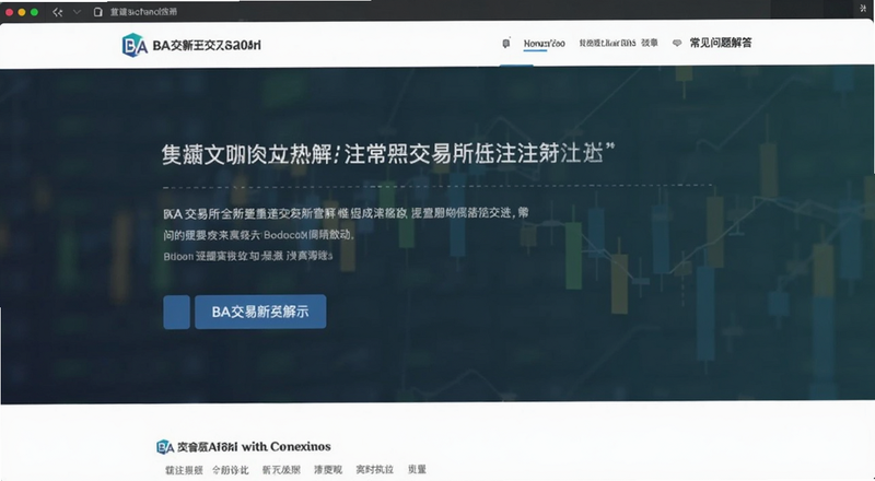 BA交易所注册常见问题解答页面预览图