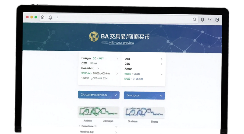 BA交易所C2C买币商家选择页面预览图