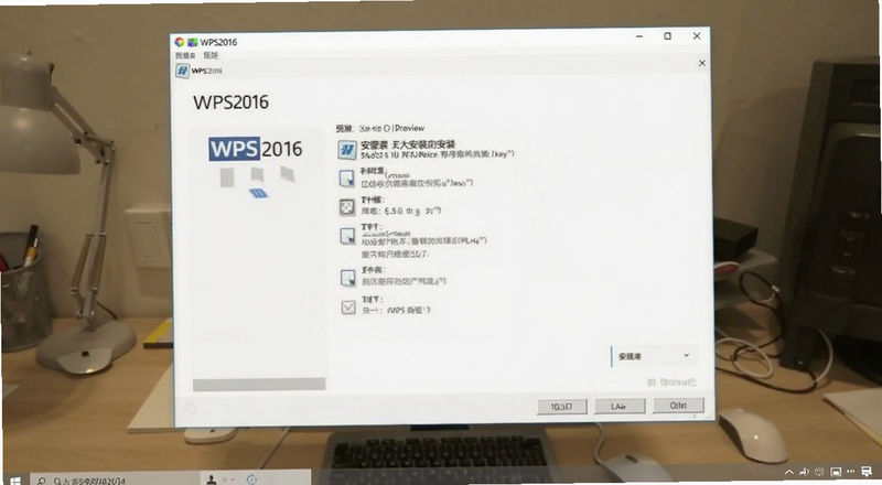 WPS2016安装步骤界面预览图