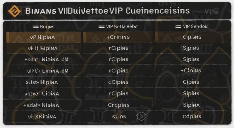 币安VIP等级费率表预览图