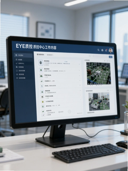 EYE质控 质控中心工作内容界面